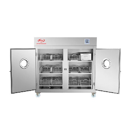 大型双门远红外线不锈钢餐具消毒柜酒店厨房消毒柜双门强力消毒柜