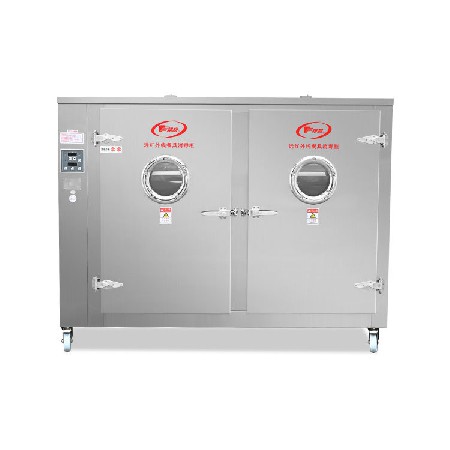 商业酒店学校食堂商用远红外线餐具消毒柜 双门2星静热式消毒柜